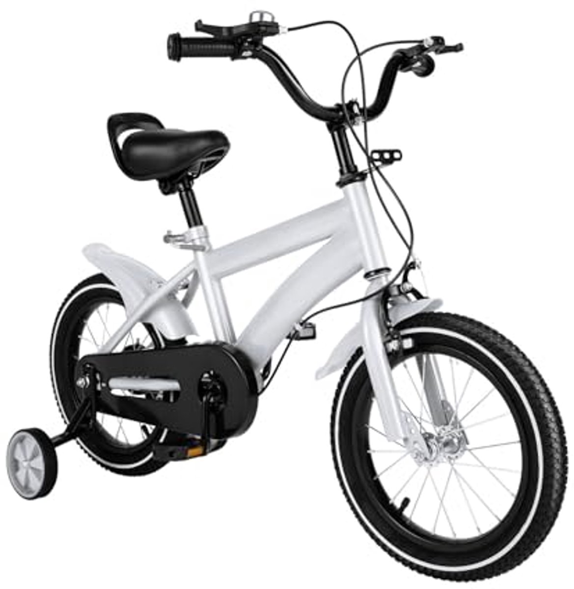 Kinderfiets voor jongens en meisjes 3-6 jaar met steunwielen en verstelbare hoogte Kinderfiets kopen online