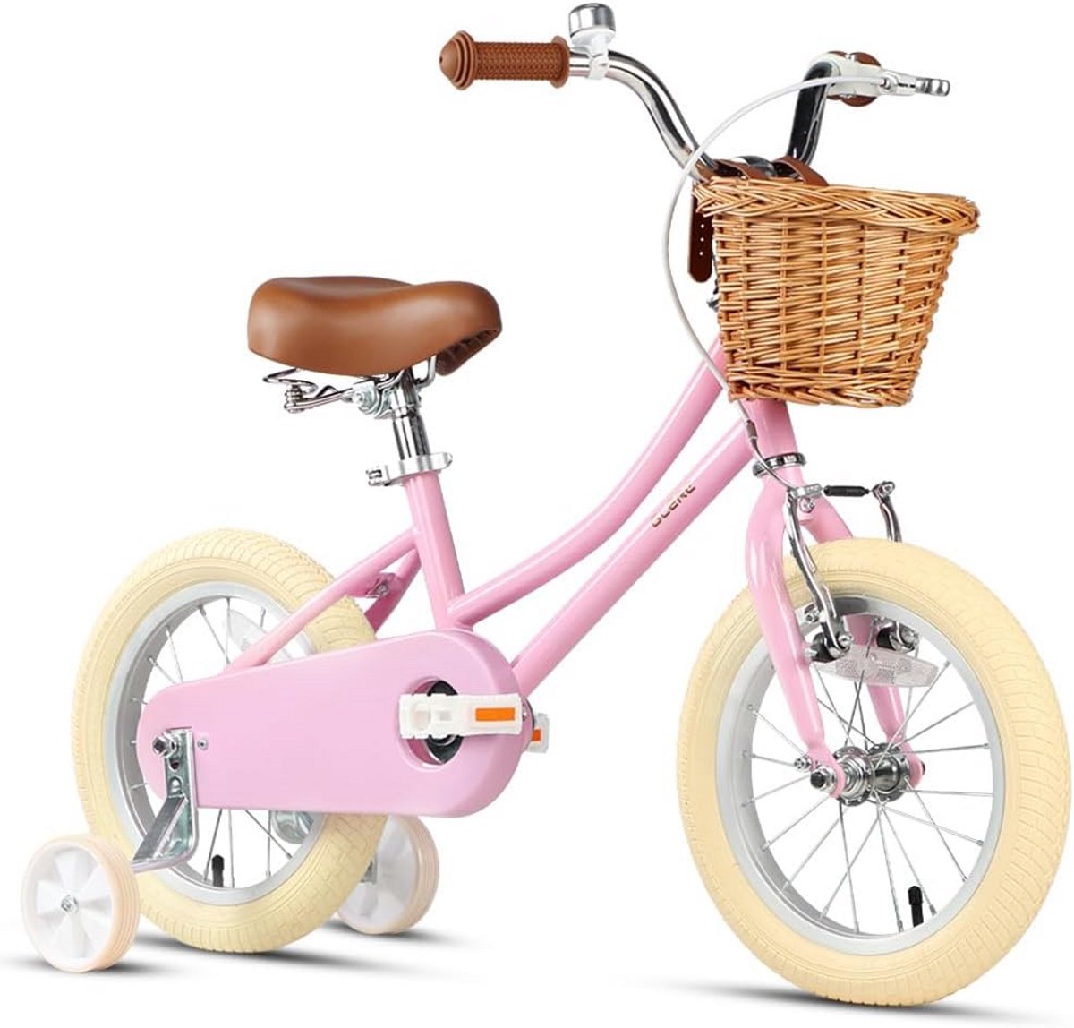 Kinderfiets voor Meisjes met Mand en Zijwieltjes - Verschillende Maten Kinderfiets kopen online