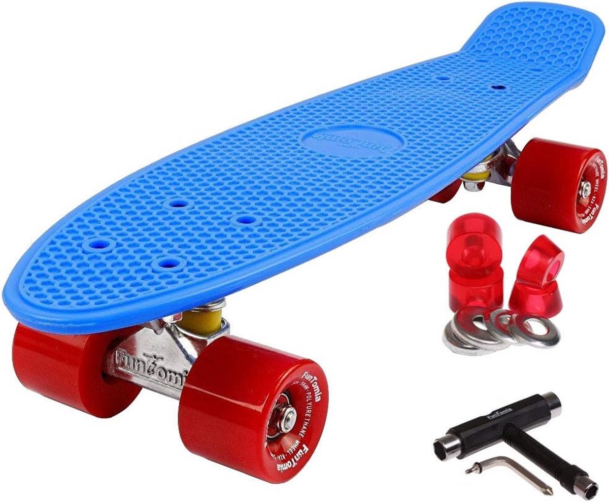 kinderskateboard cruiserboard miniboard 57 cm met led lichtwielen