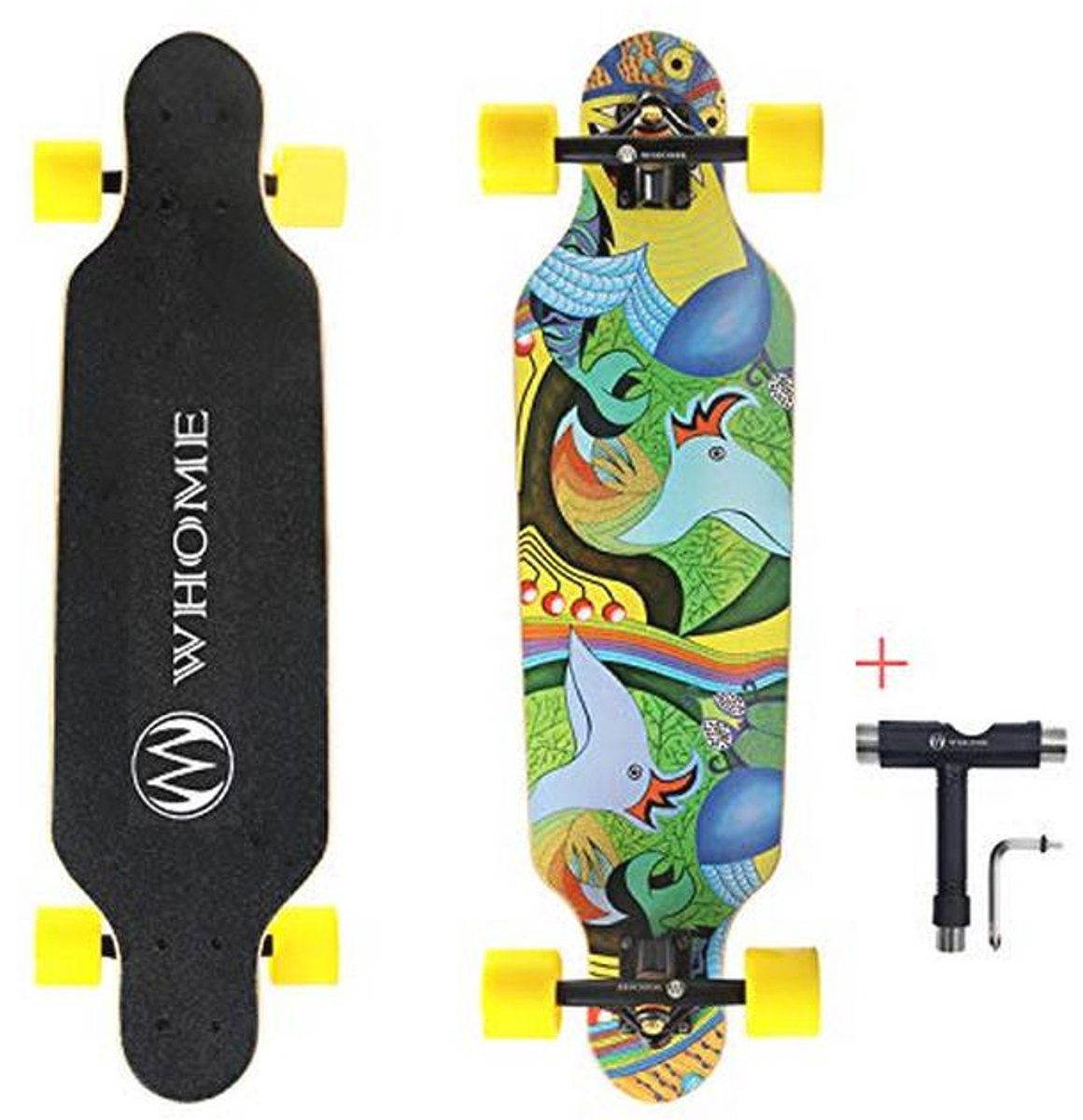 Klein Longboard 78,7 cm voor Volwassenen en Kinderen - Perfect voor Cruisen en Beginners Longboard kopen online