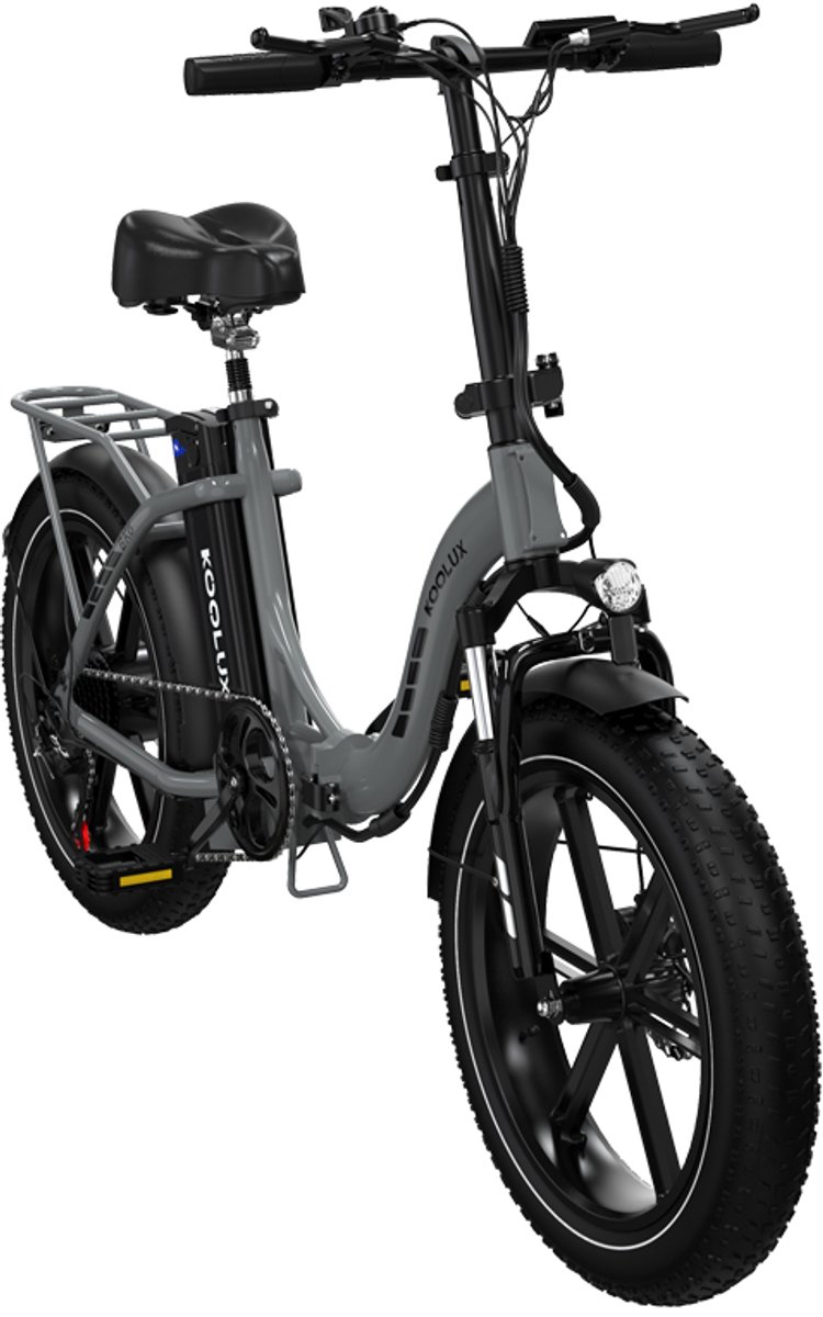koolux bk6s 4 0 folding e bike 250w motor 36v 13ah battery 45 90 km range 20 fat tires