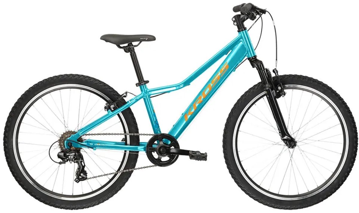 kross hexagon 1 0 24 mountainbike blauw jongen