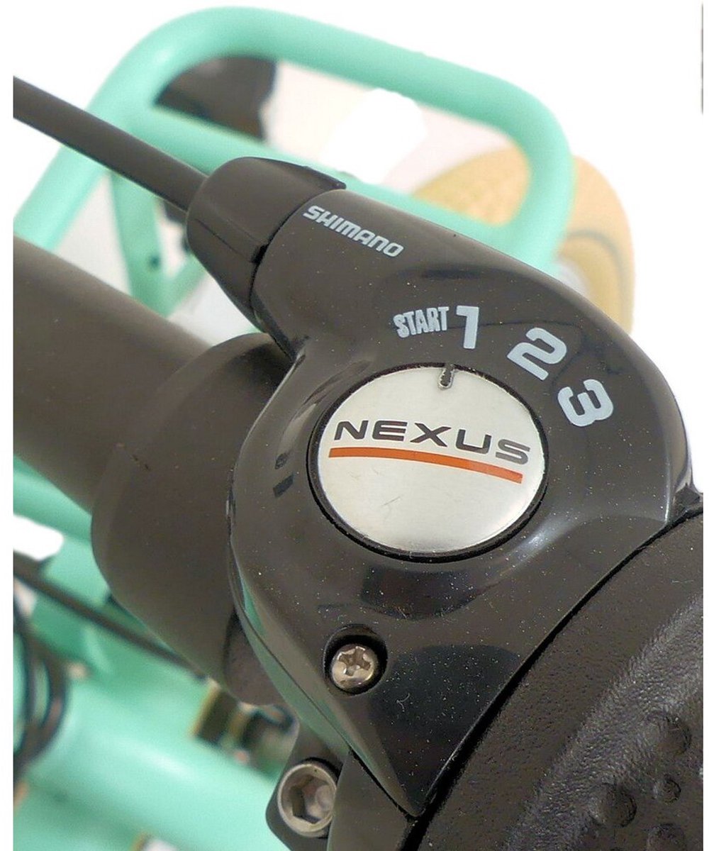 kyoso blossom breeze 24 inch nexus 3 kinderfiets met terugtraprem mat mintgroen