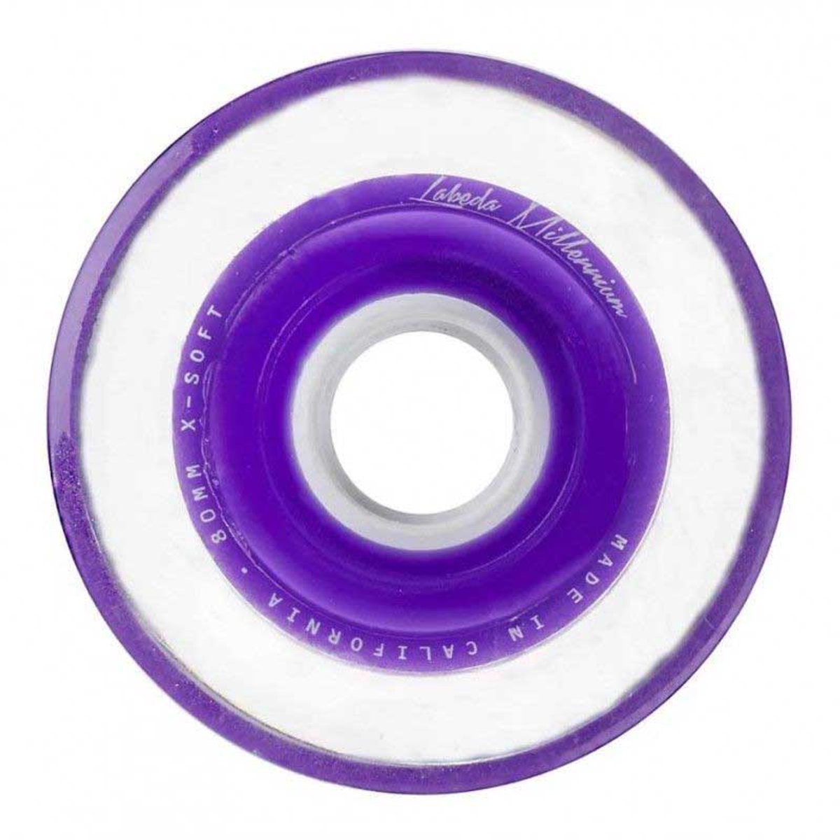 Labeda Millenium X-soft Schaatswielen 1 Eenheid Zilver 80 mm Skateonderdeel kopen online