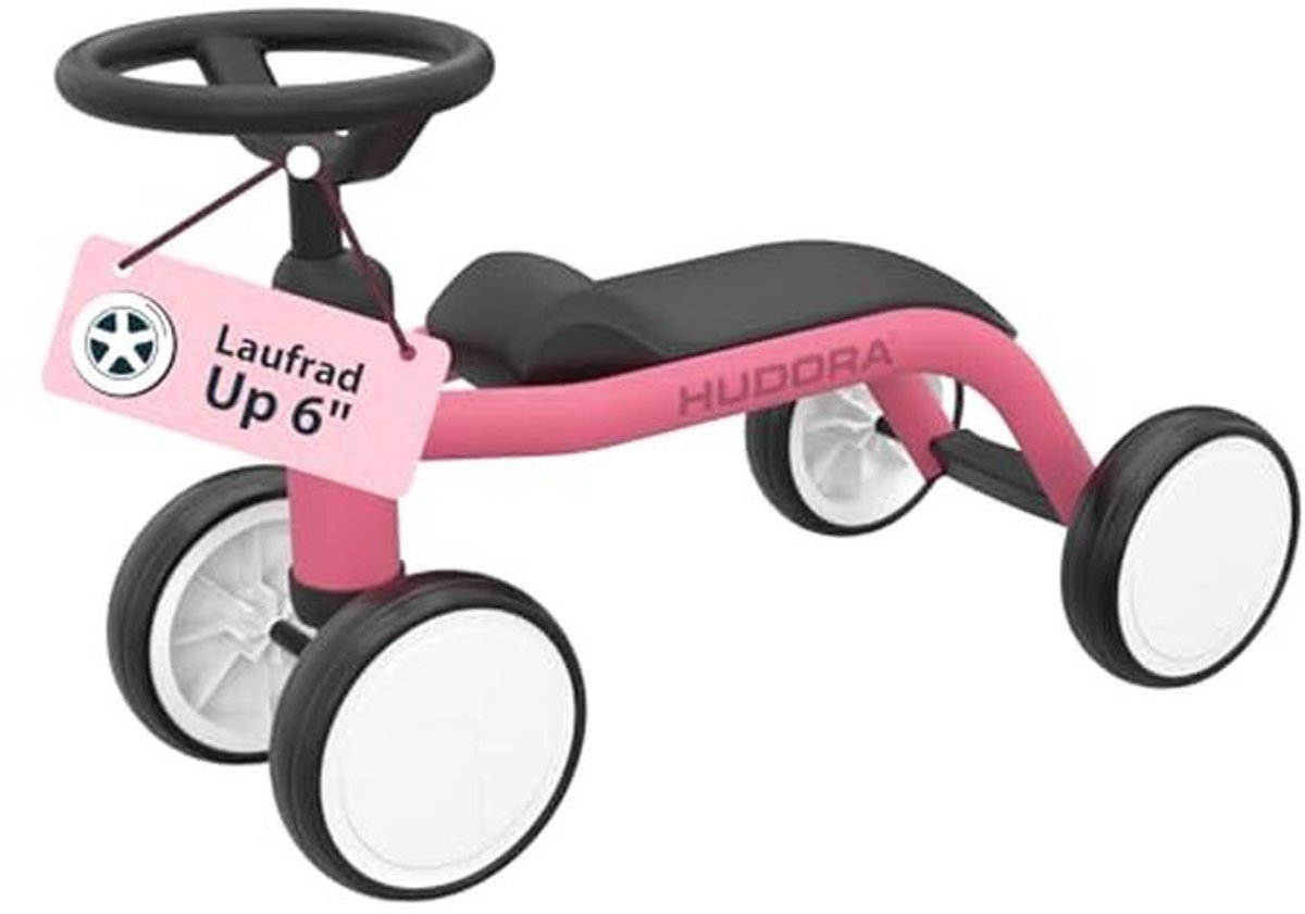 Lichte Loopfiets voor Kinderen met Hoge Stabiliteit - 6 inch, 4 Wielen, Geschikt vanaf 12 Maanden Kinderfiets kopen online