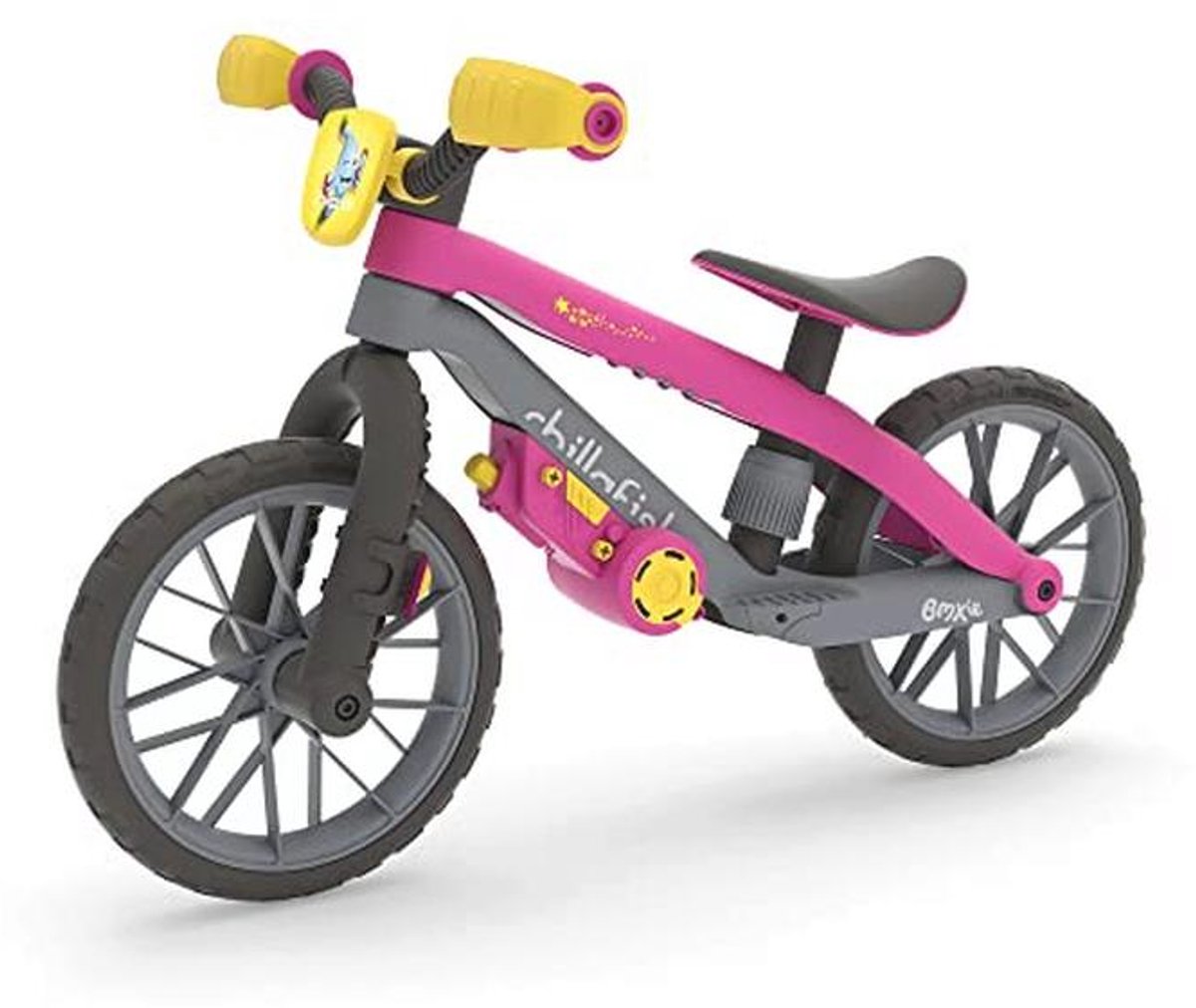 lichtgevende loopfiets voor kinderen 12 inch met rem en afneembare speelmotor