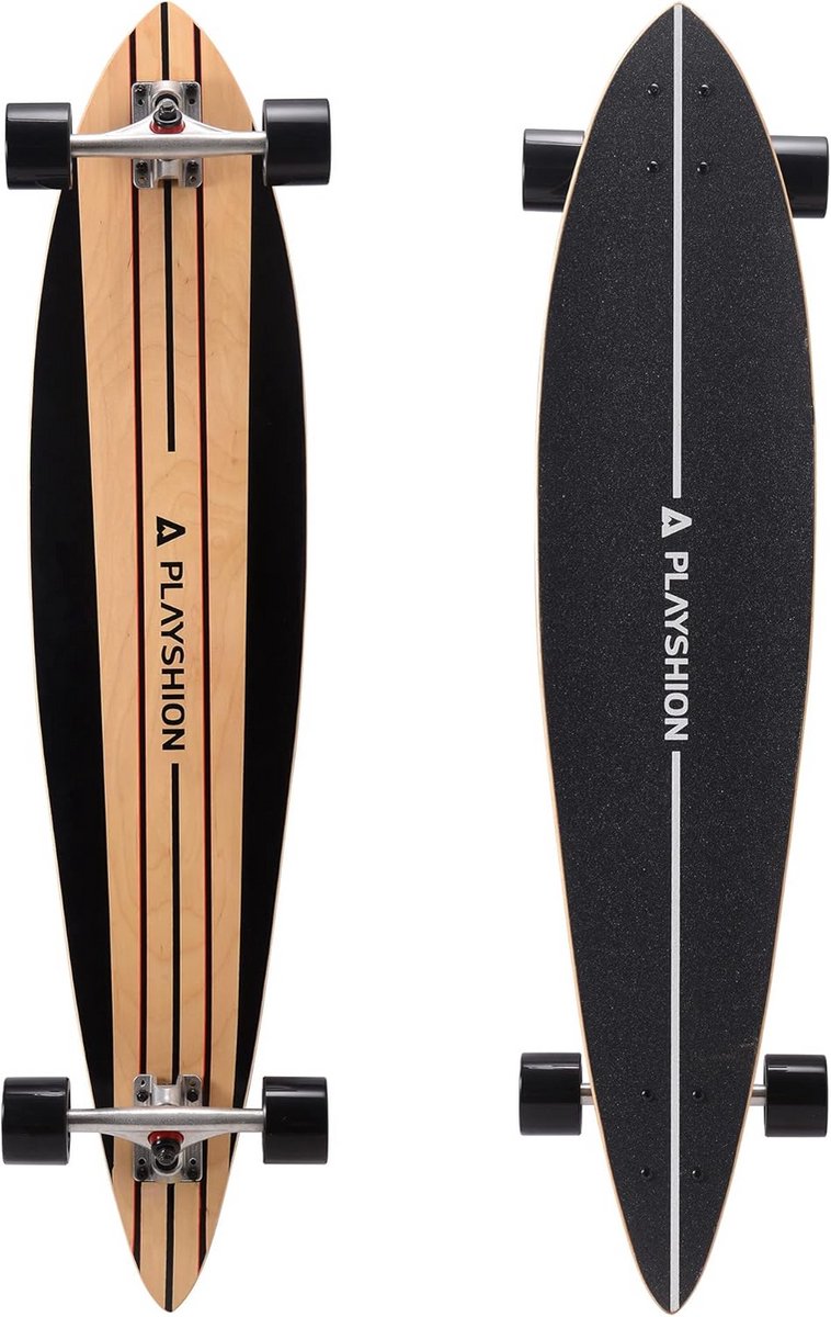 longboard 39 inch drop through freeride cruiser 8 lagen esdoornhout met abec 9 lagers