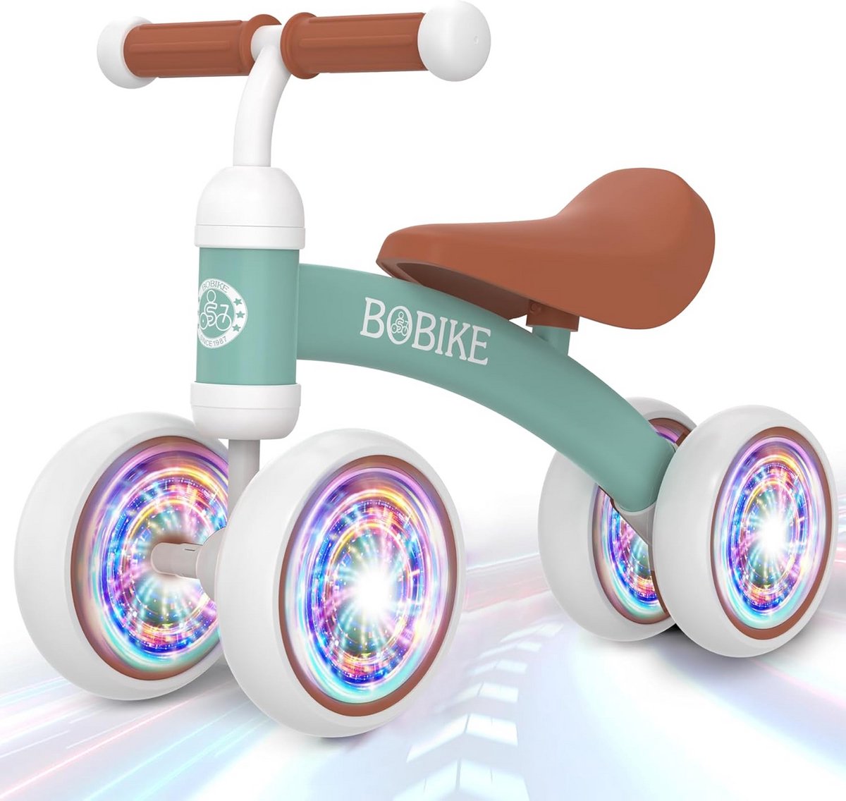 Loopfiets met 4 Wielen voor Peuters vanaf 1 Jaar, Groen Loopfiets kopen online