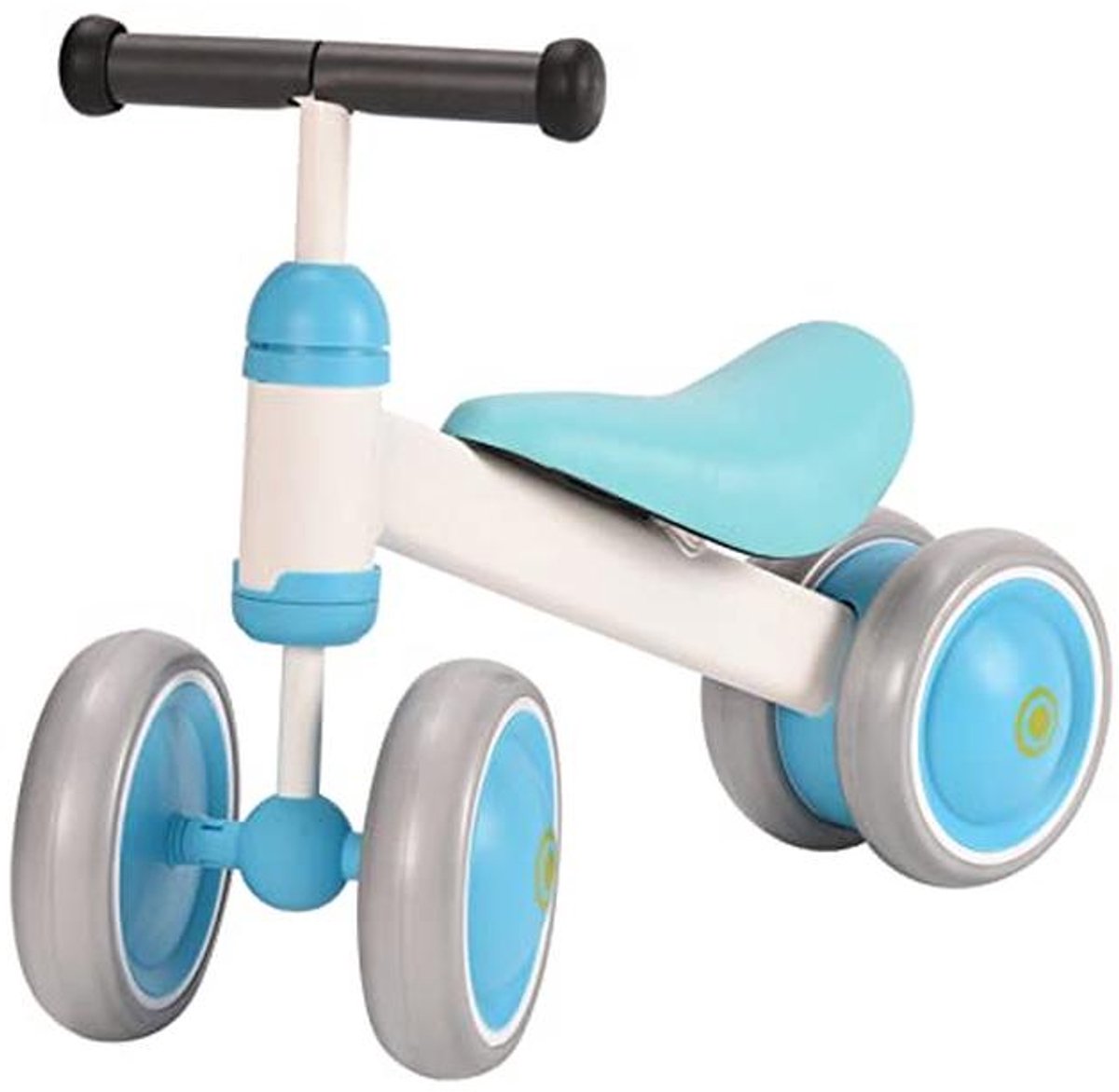 loopfiets voor kinderen eerste fiets zonder pedaal voor peuters blauw 18x38cm