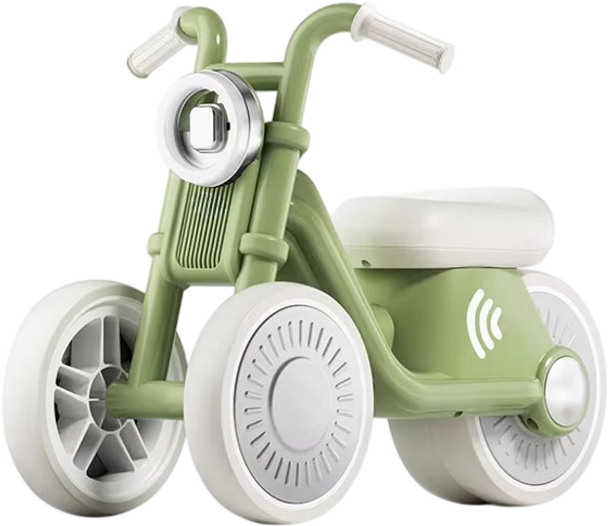 Loopfiets voor Peuters en Kinderen – Kinder Loopfiets met Muziek en LED-Verlichting – Stille Wielen – Veilig & Stevig Ontwerp – Cadeau voor Jongens en Meisjes - GROEN Loopfiets kopen online