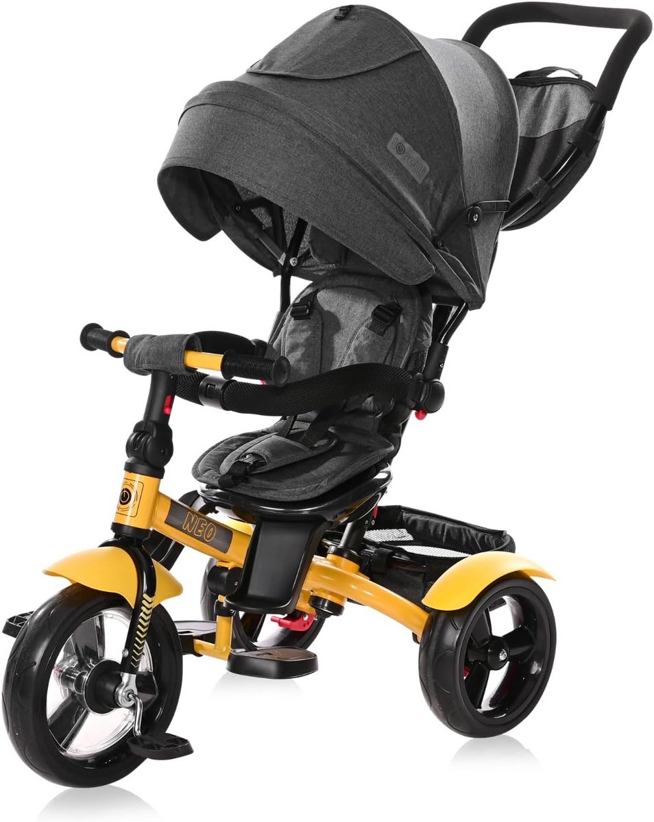 Meegroeifiets Driewieler met Duwstang voor Baby en Peuter vanaf 1 Jaar - 360 Graden Draaibaar Driewieler kopen online