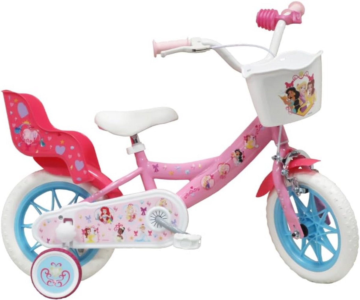 Meisjesfiets voor Kinderen - 12 Inch met Mand en Veiligheidsstabilisatoren Kinderfiets kopen online