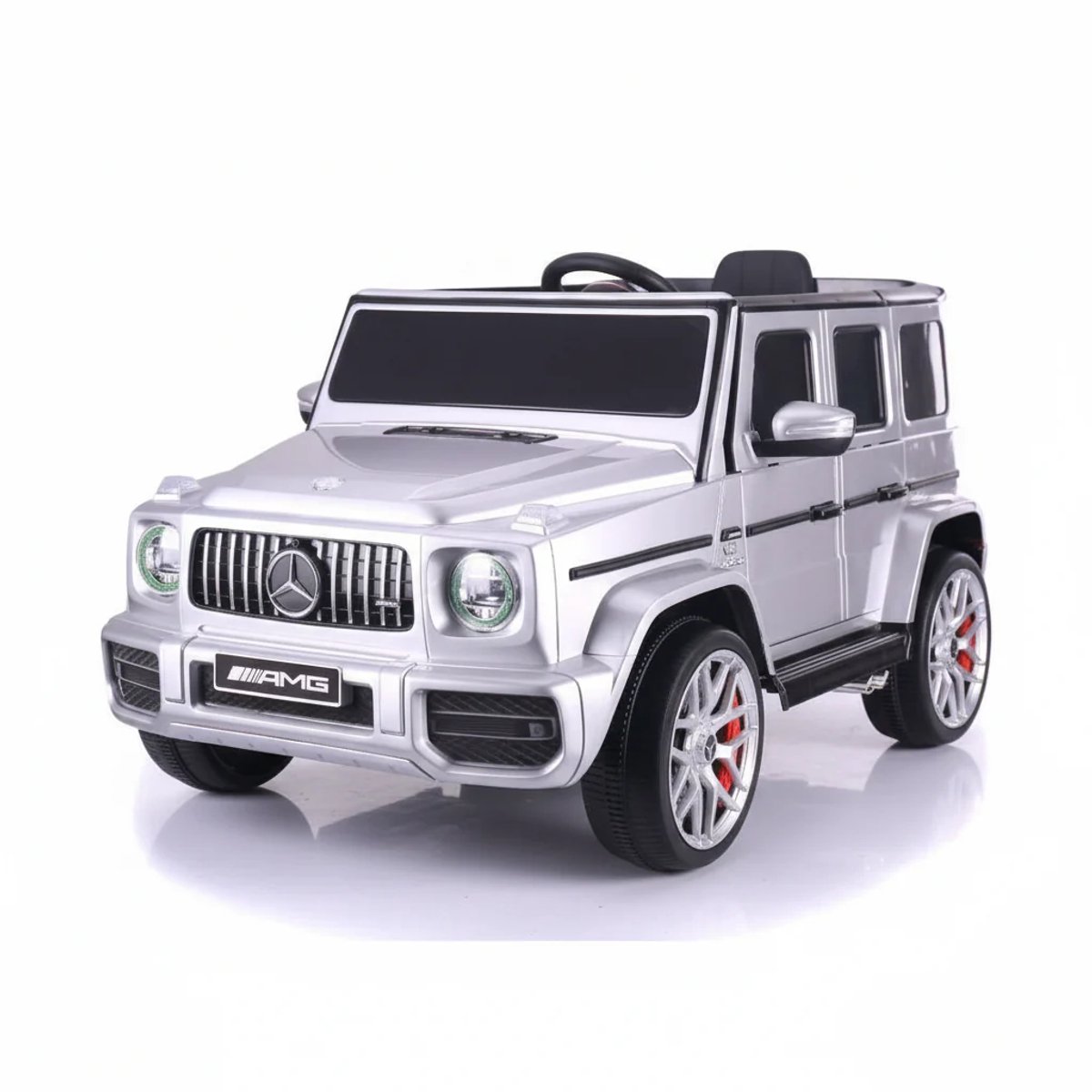 Mercedes-Benz G63 AMG | Elektrische Kinderauto - 12V - Grijs - Met afstandsbediening Accuvoertuig kopen online
