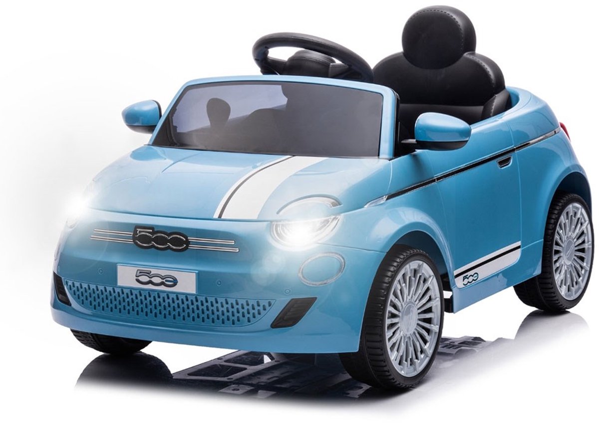 MILLY MALLY - Elektrische kinderauto Fiat 500e blauw Accuvoertuig kopen online