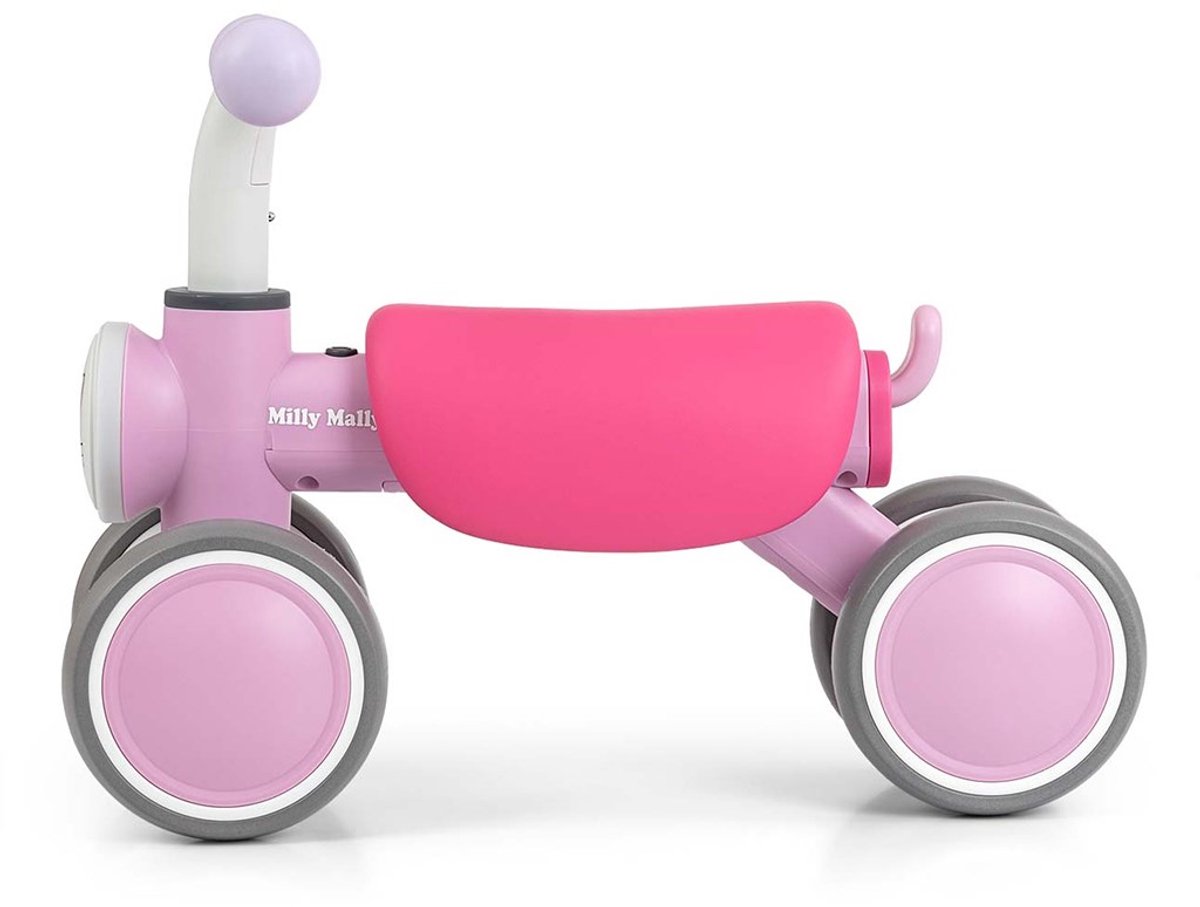 MILLY MALLY - Kinderloopfiets York roze Loopfiets kopen online