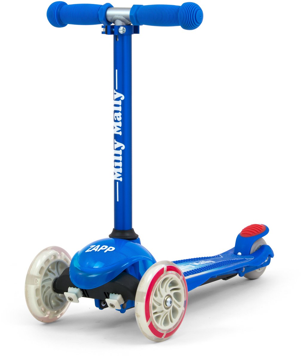 milly mally kinderstep zapp scooter junior donkerblauw