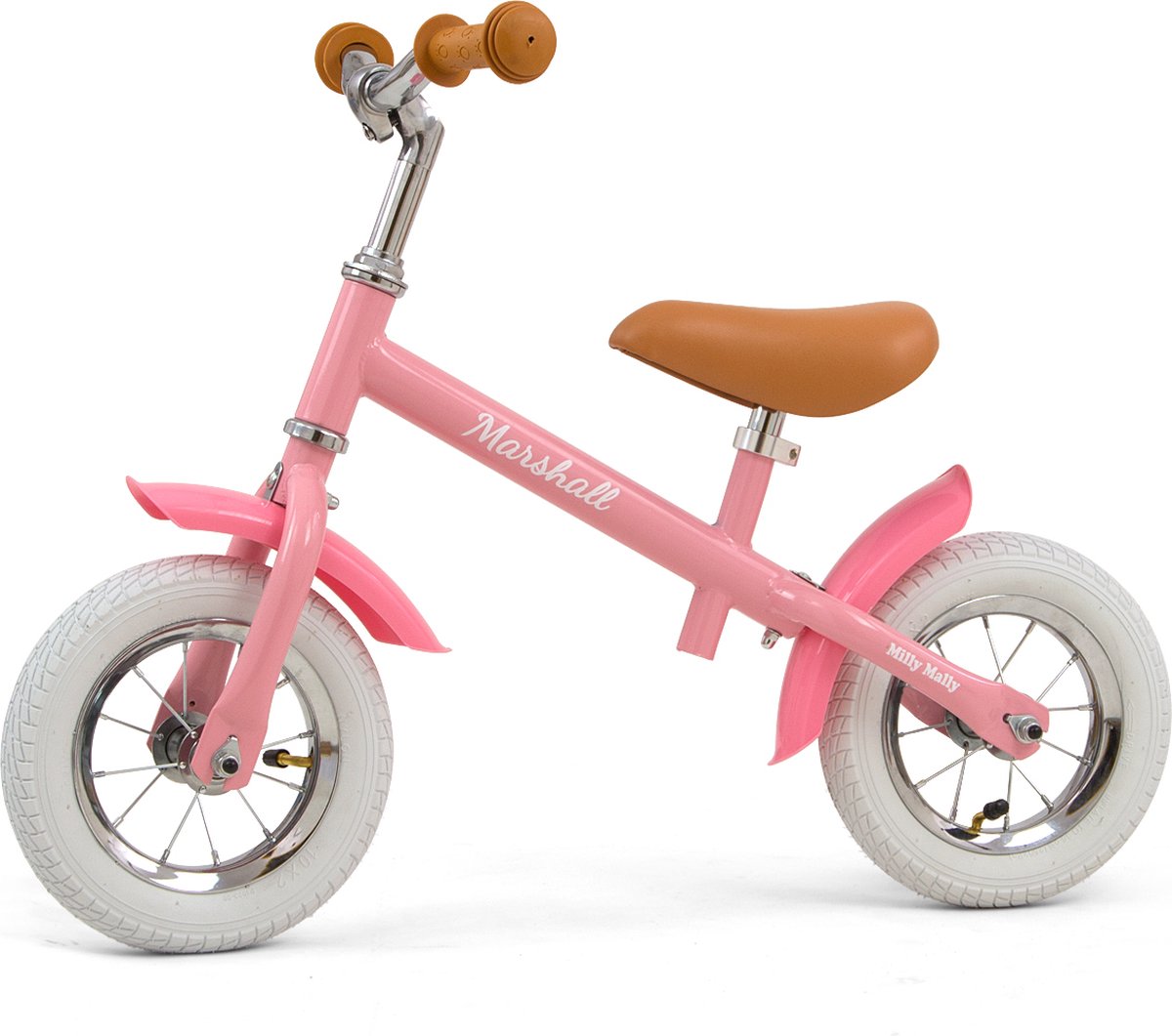 milly mally marshall air loopfiets roze