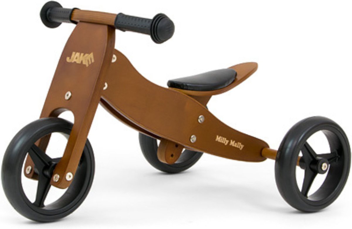 milly mally ride on 2in1 jake dark natural