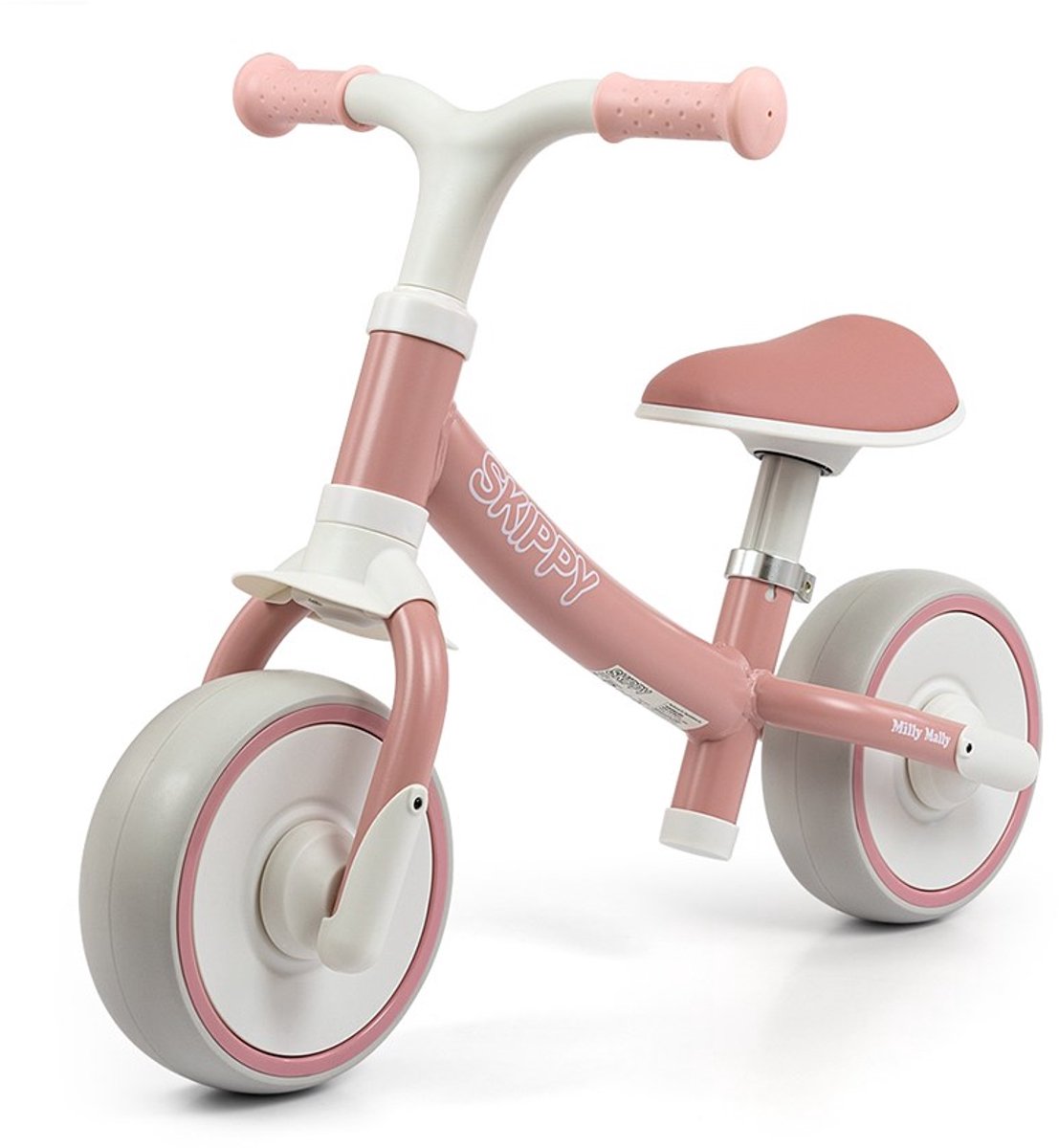 milly mally skippy roze kinderfiets