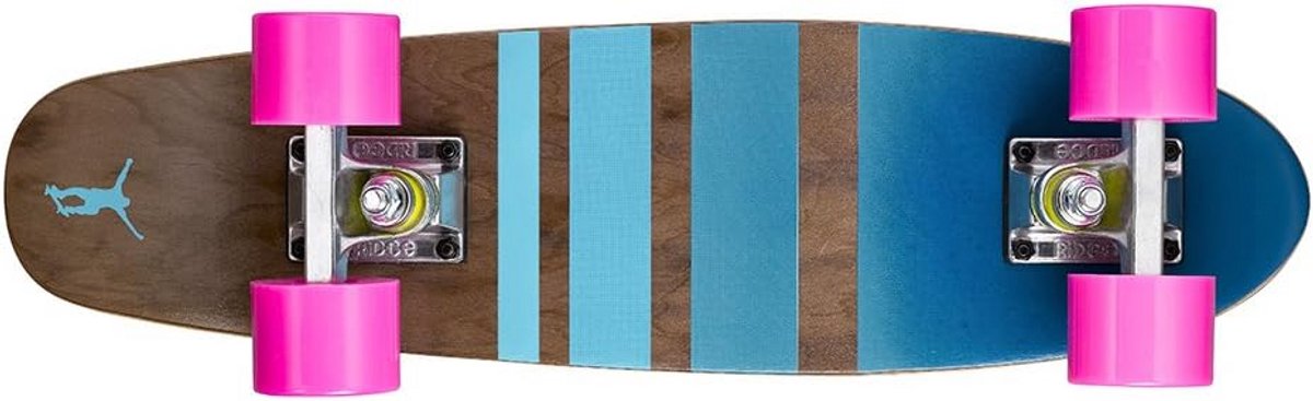 Mini Cruiser Skateboard Hout 55cm - Comfortabel Cruisen en Carven Skateonderdeel kopen online