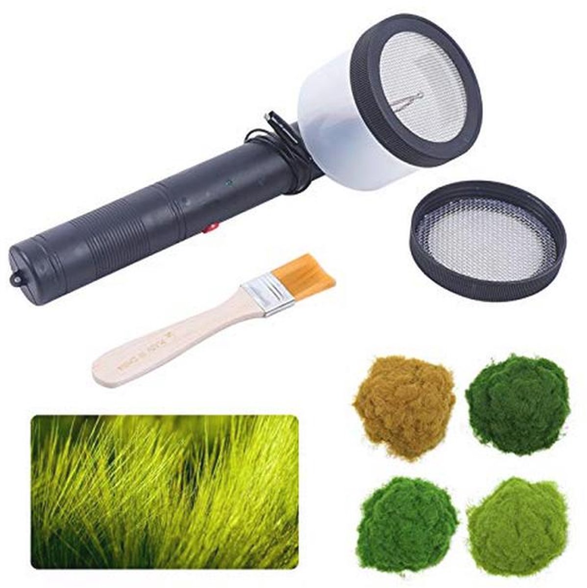 Mini Statische Gras Applicator voor Terrain Bouwmodellen Speelgoedgrasmaaier kopen online