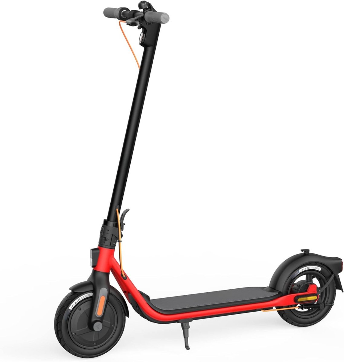 mmp elektrische step voor volwassenen elektrische step rood zwart 114cm x 48cm x 50cm