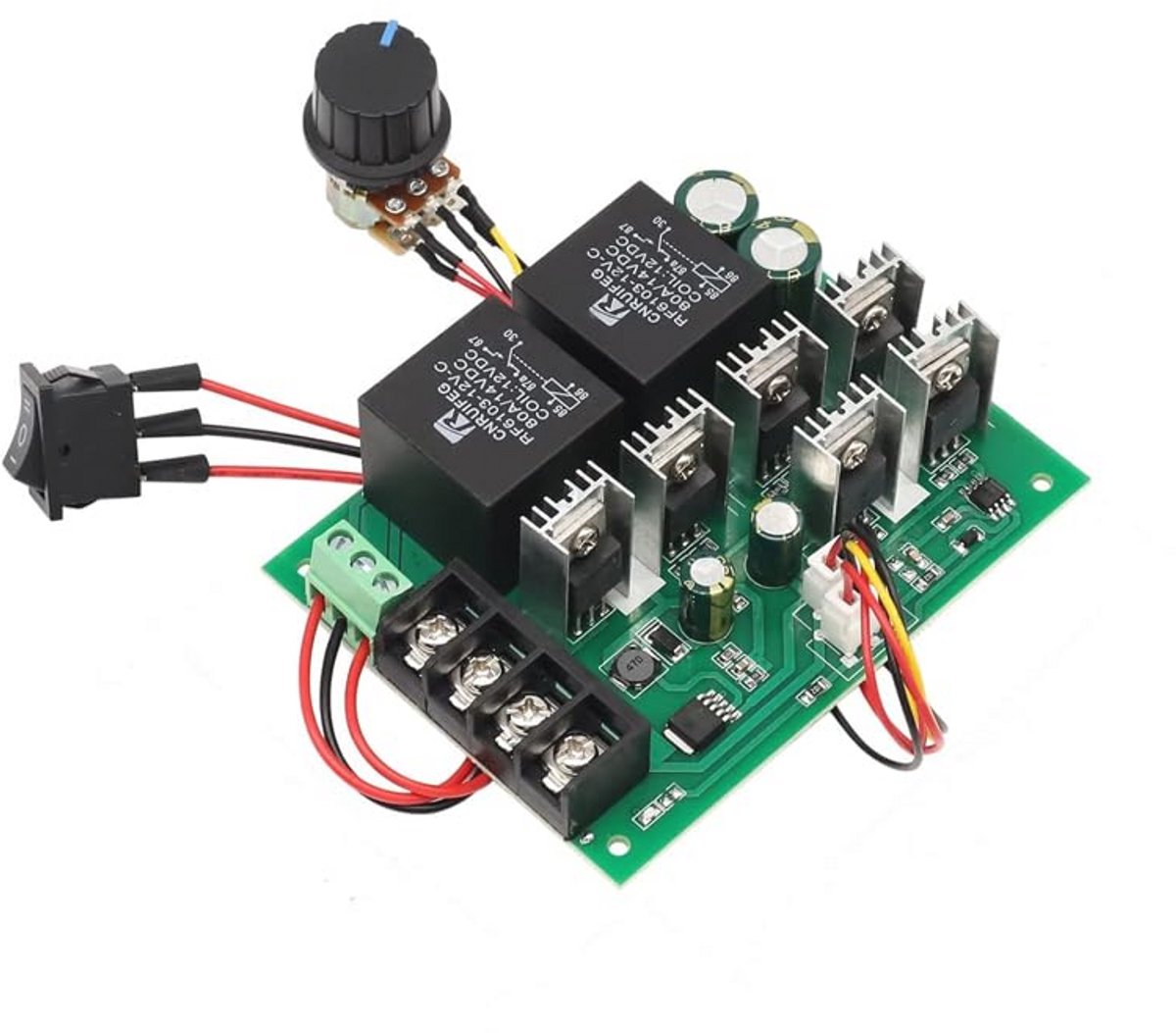 Motorcontroller 9-50 V 40 A voor DC motoren - Toerentalregeling en Omkeerbare Controller tot 2000 W Loopmotor kopen online