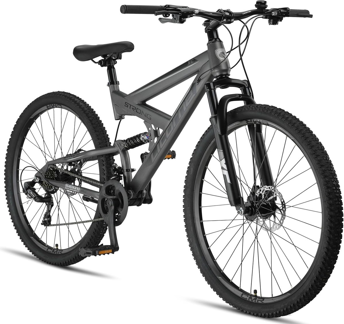 mountainbike voor jongens en meisjes 26 27 5 en 29 inch met schijfremmen en 21 versnellingen