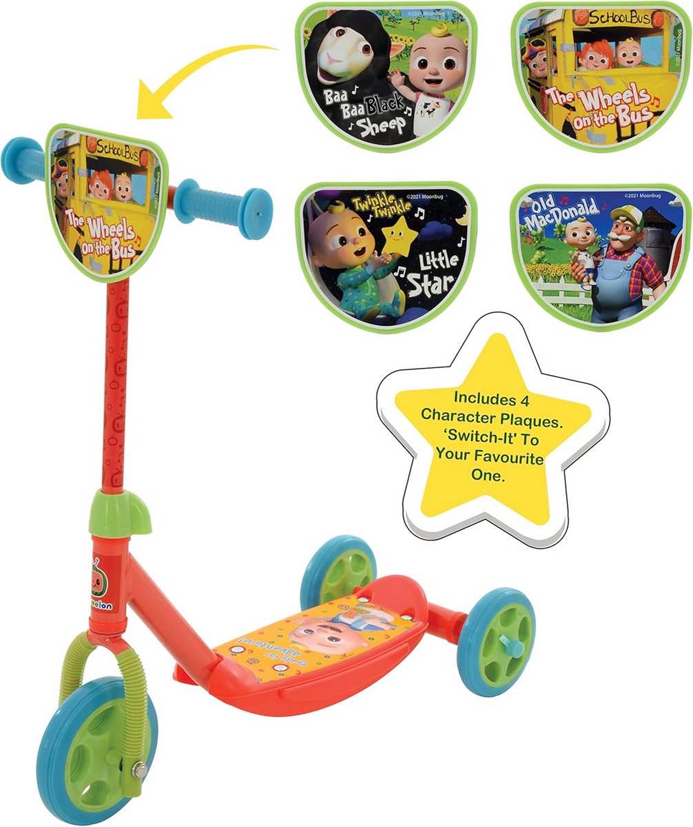 Multi Karakter Tri Scooter voor Kinderen - 57cm x 35cm x 67cm Driewieler kopen online