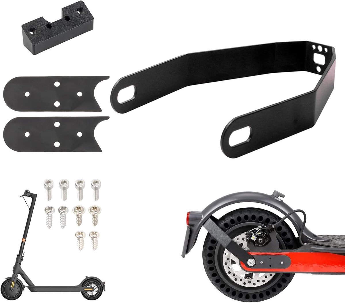 Nordivar - Metalen achterste spatbordhouder voor elektrische scooter Xiaomi M365 Pro Pro 2 1S MI 3 - Reserveonderdeel Buitenspeelvoertuigaccessoire kopen online