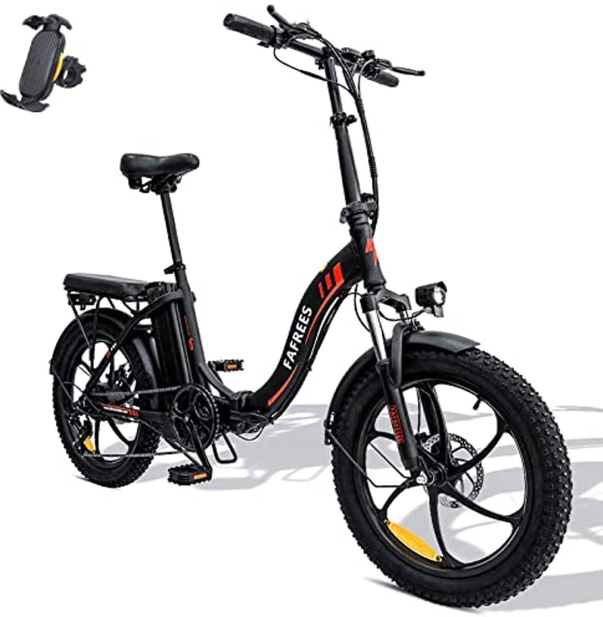opvouwbare e bike fatbike 20 inch met 36v accu ideaal voor pendelen en recreatief gebruik