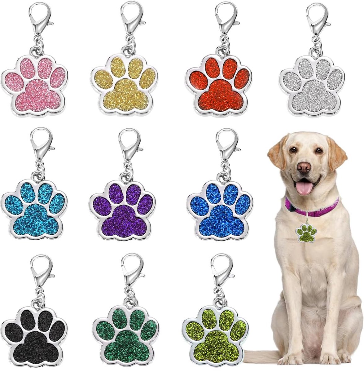 Pack of 10 Points Markers for Dog Paws, Removable for Knitting, Weaving, Quilting, 10 Styles Skateonderdeel kopen online