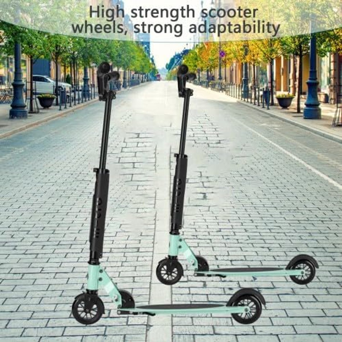 Pack of 2 110 mm Scooter Wielen - Vervangingswielen voor Scooters met ABEC-9 Lagers - Geschikt voor de meeste Scooters - Kleurvol Skateonderdeel kopen online