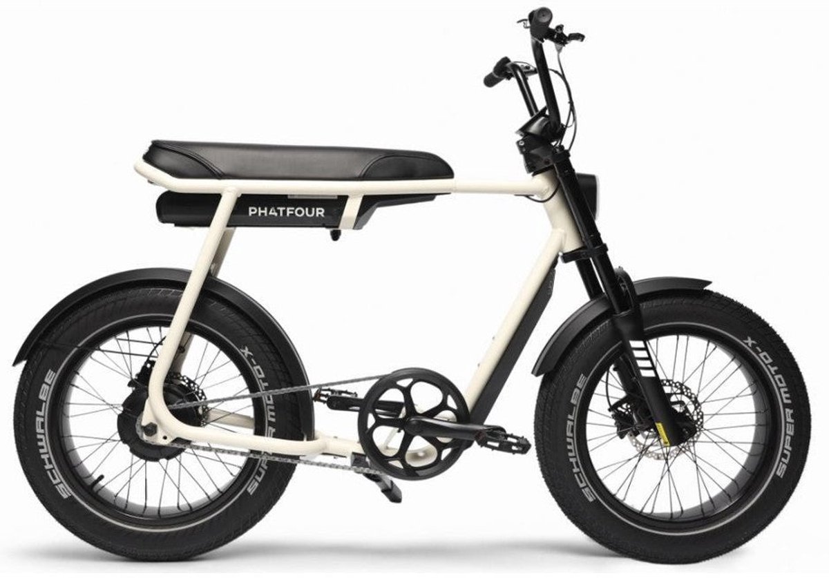 phatfour flxs zandwit 522wh elektrische fatbike