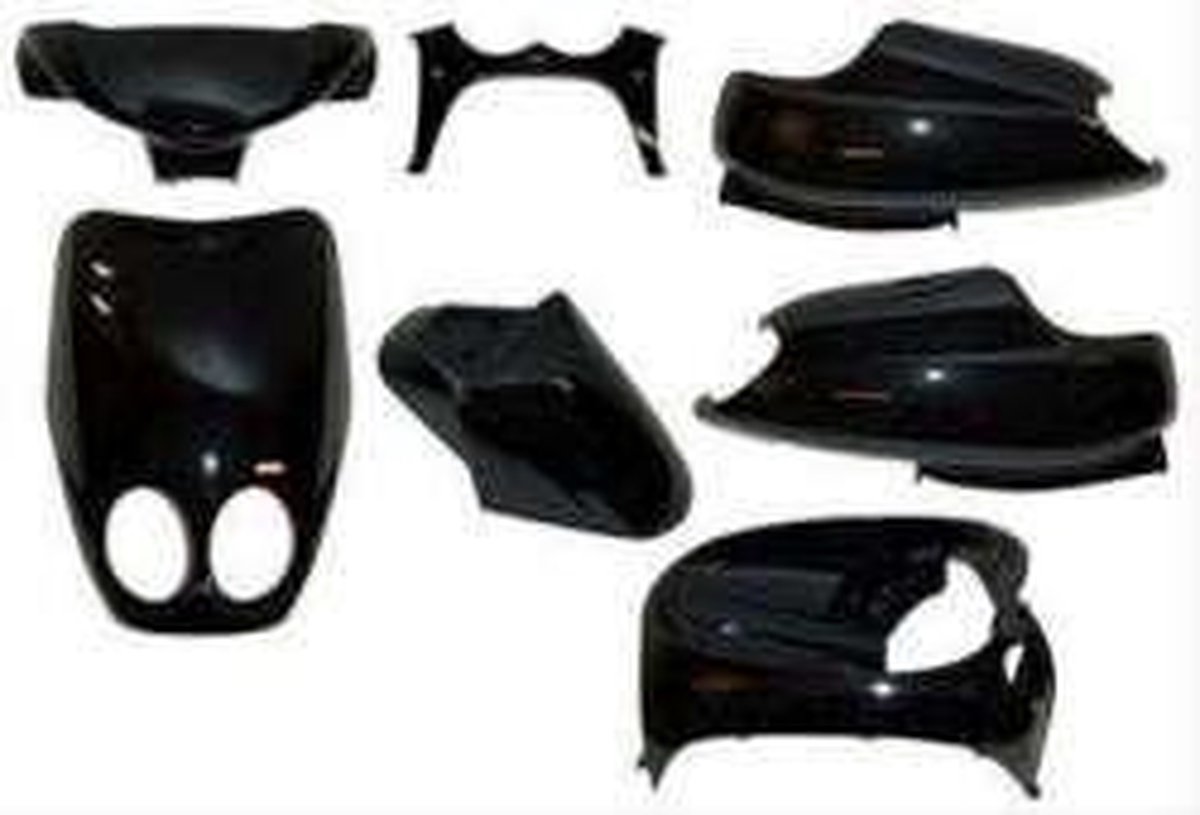 Plaatset Yamaha Neo's van bj. 2002 tot 2008 digitale cockpit 7 delig zwart metallic Fiets kopen online