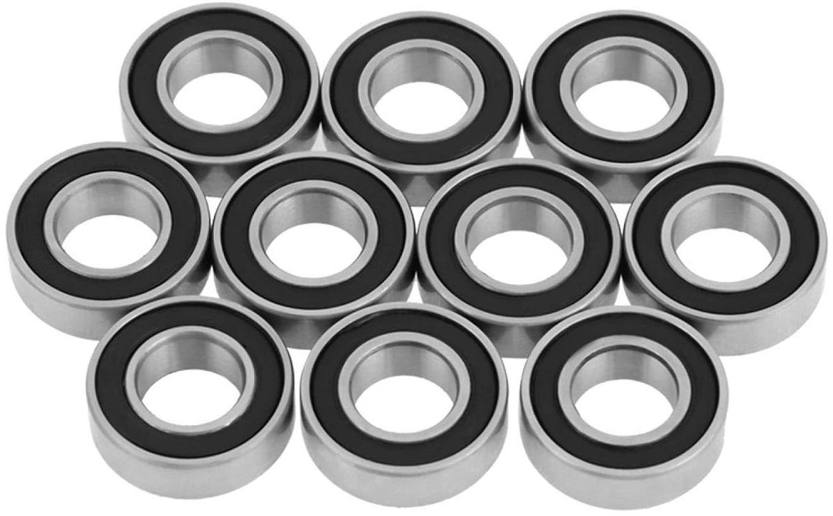 premium kogellagers 10 stuks miniatuur kogellagers met rubberen verzegeling voor skateboard inline skate scooter rolschaatsen 688 2rs