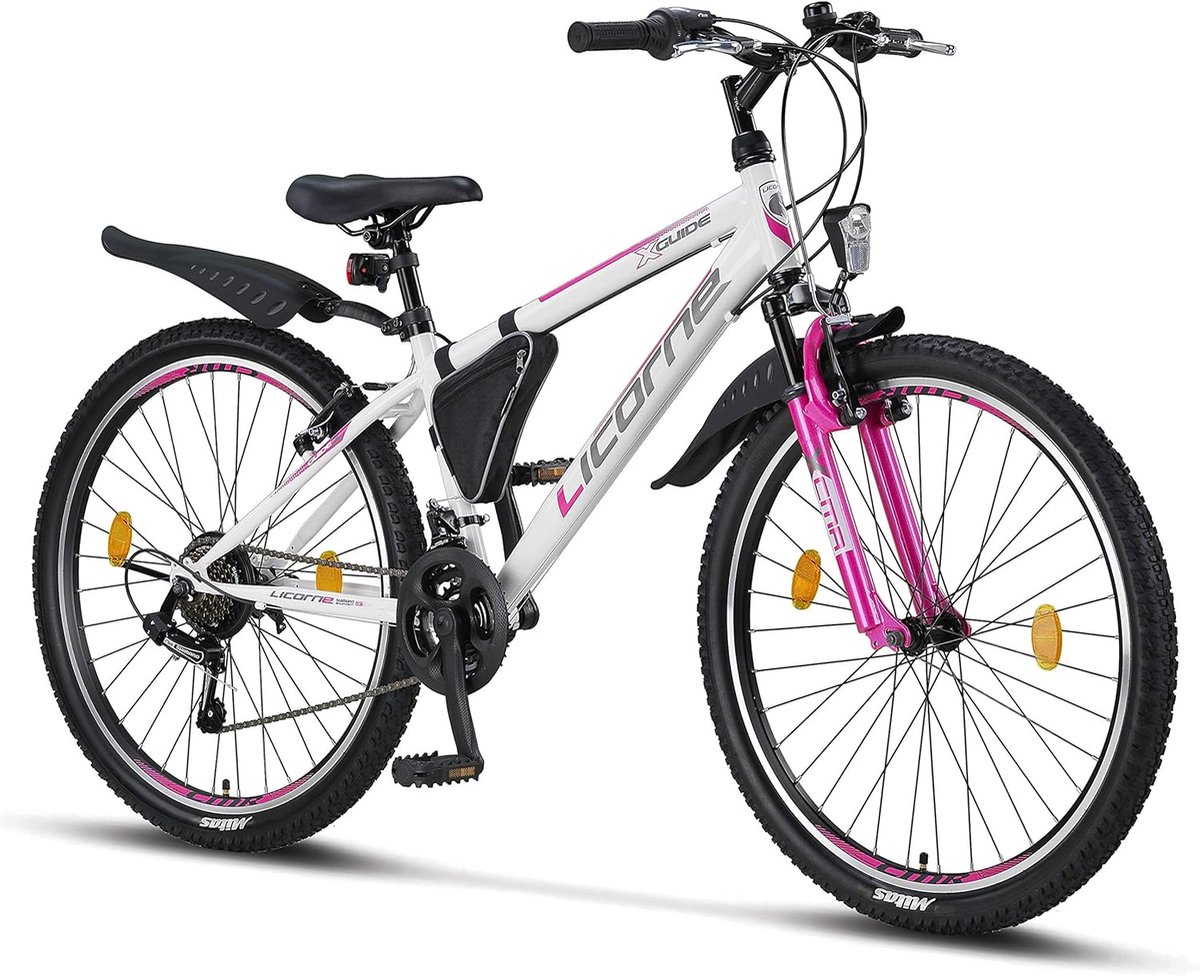 Premium Mountainbike 26 inch voor Jongens en Meisjes - 21 Versnellingen en Vorkvering Kinderfiets kopen online