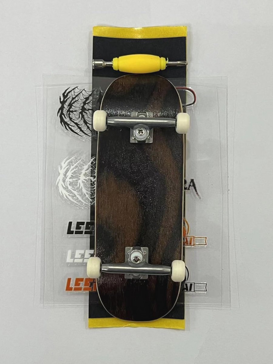 pro houten toetsenbord complete set 34x96mm 5 ply maple deck met leefai g4 trucks en urethaan 65d mini skateboard wielen
