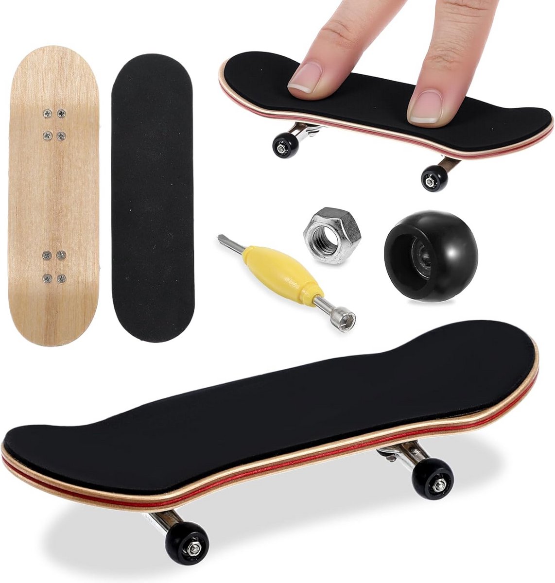 professioneel vinger skateboard van esdoornhout voor oefenen en plezier