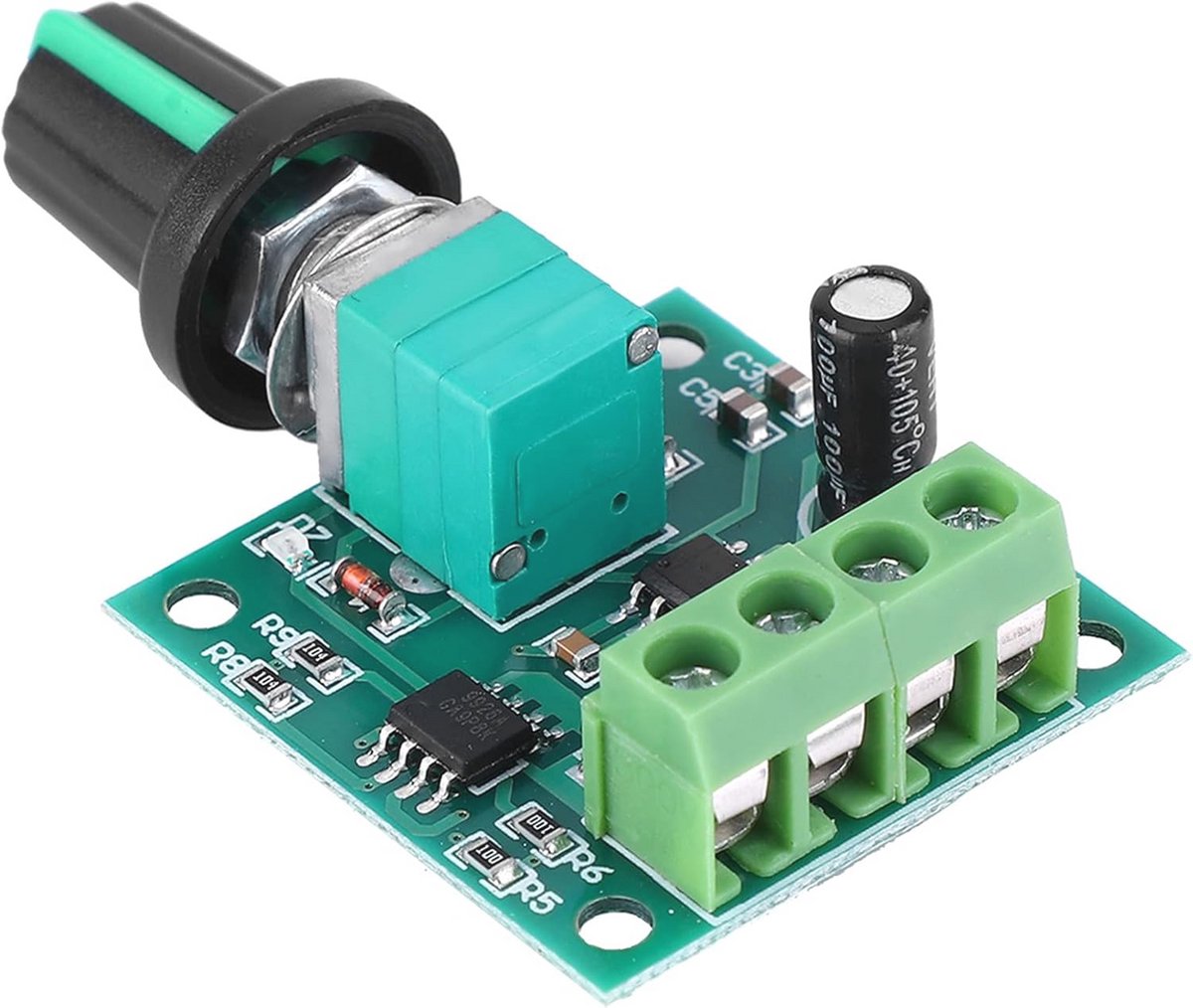 PWM DC Motorsnelheidscontroller tot 12V 2A voor Hobbyprojecten Loopmotor kopen online