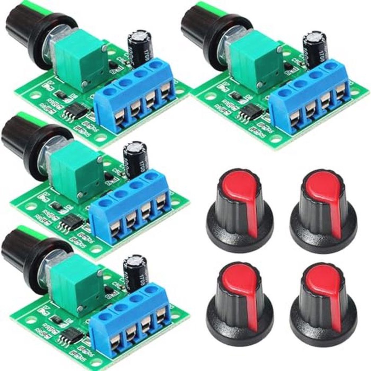 PWM Laagspanning Motor Snelheidscontroller met Verstelbare Driver Switch Loopmotor kopen online