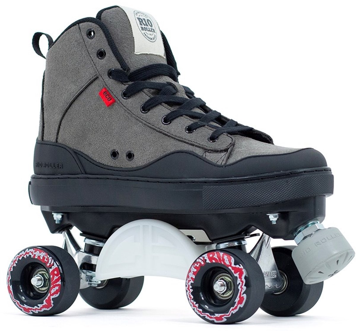 rio roller ramp skate adults quad skates grey