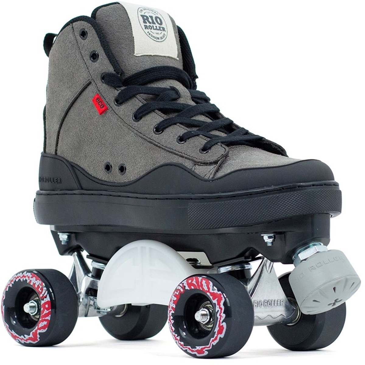 rio roller ramp skate children s quad skates grey
