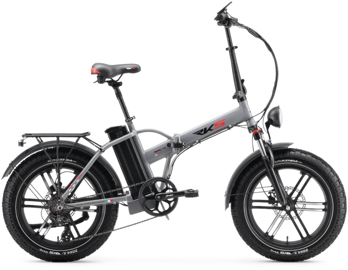 RKS Nero M - Elektrische Vouwfiets - Nardo Grijs - 20x4.5 inch - Accu 48V ( 12.5Ah) - 250W Motor - Shimano 7 Versnellingen - Hydraulische Remmen Fiets (elektrisch) kopen online