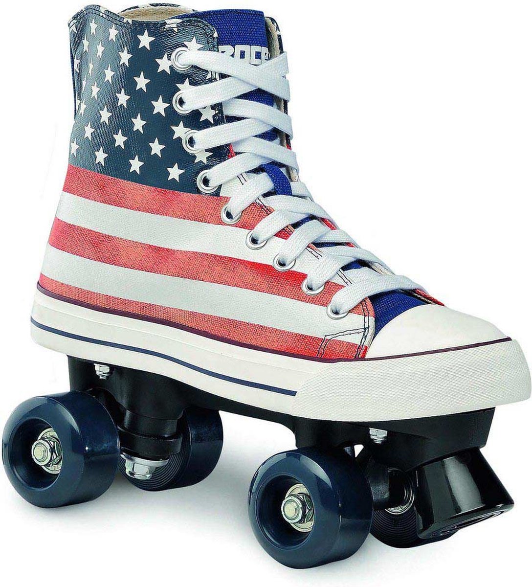 roces chuck classic rolschaatsen wit blauw eu 38 jongens meisjes