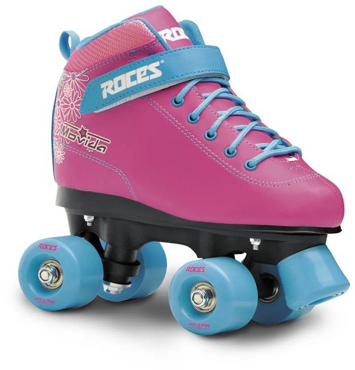 roces movida art rolschaatsen blauw roze eu 35 jongens meisjes