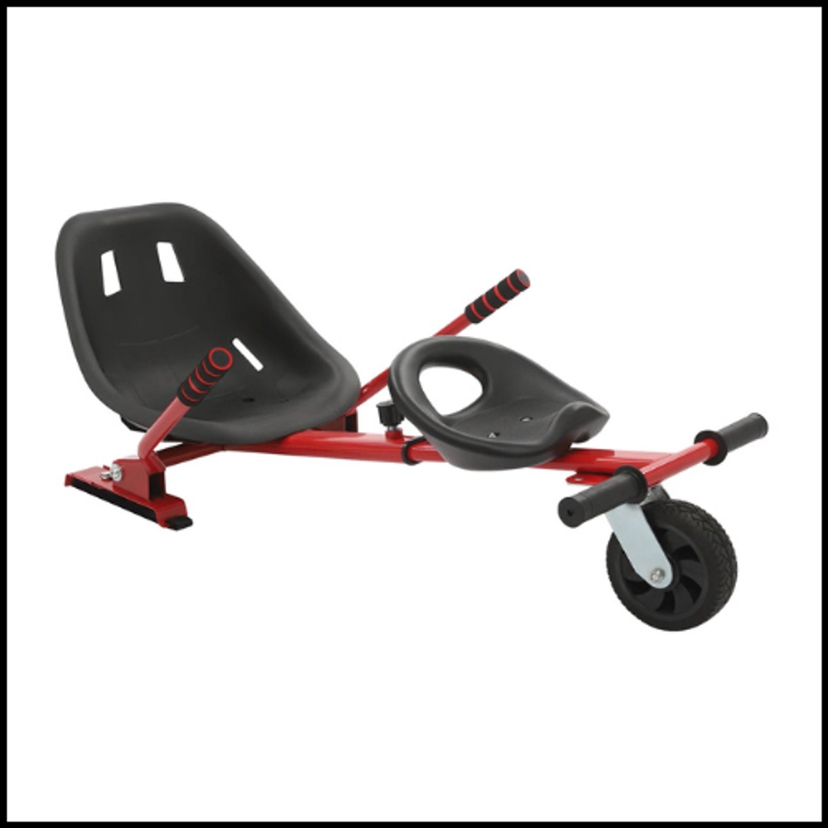 rode hoverboard kart verstelbaar dubbele zitplaats voor 6 5 10 hoverboards buitenplezier voor kinderen volwassenen