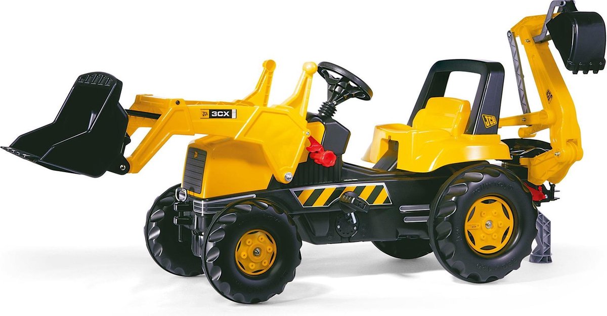Rolly Toys 812004 RollyJunior JCB Tractor met Lader en Graafmachine Traptractor kopen online