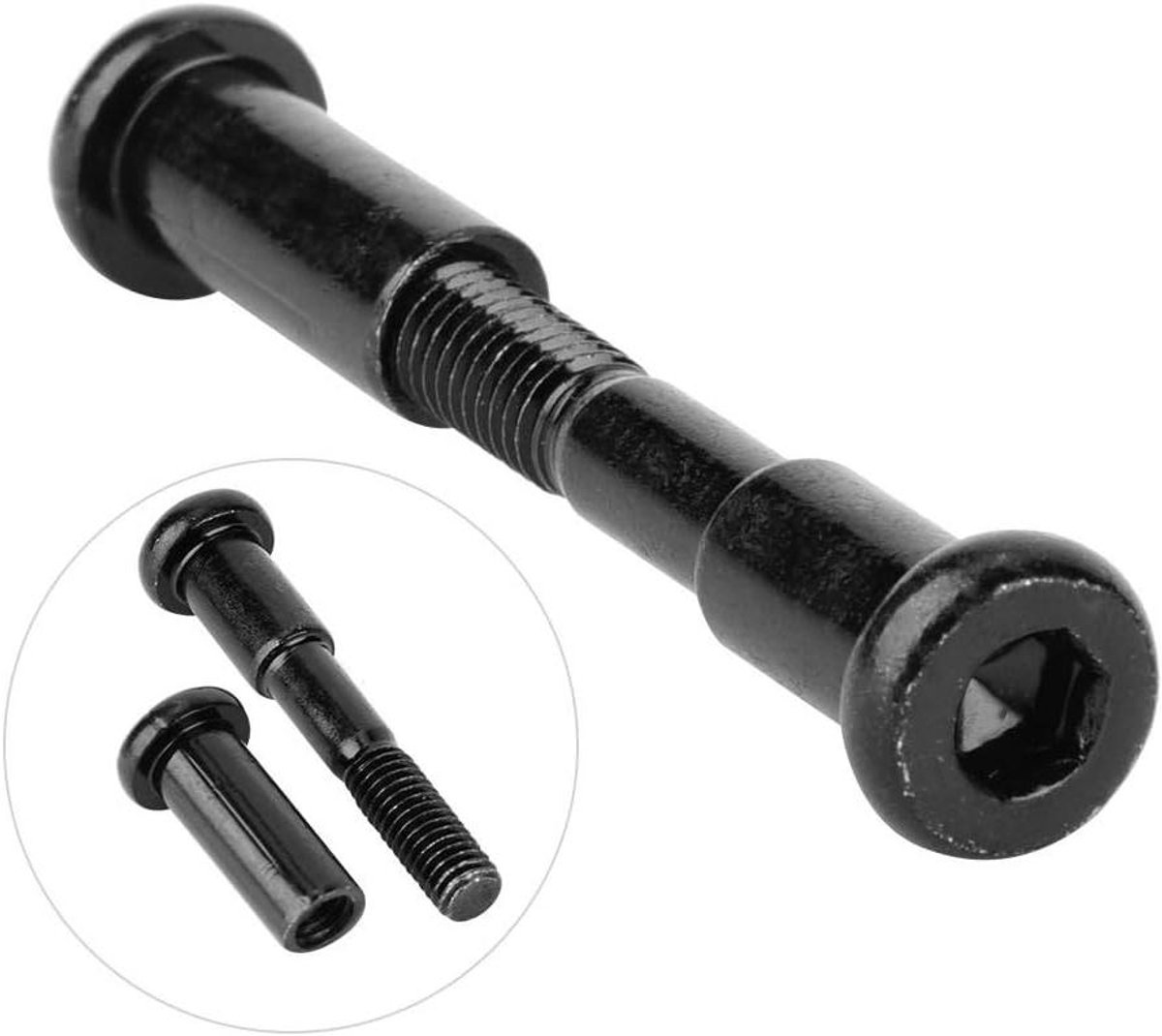 ronte vaste bout schroef voor xiaomi m365 scooter zwart reserveonderdelen stevig materiaal handige vouwfunctie