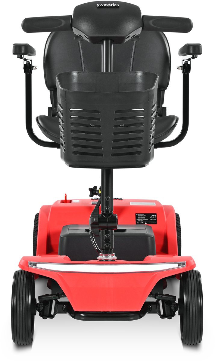 s2 red elektrische outdoor mobilit tsroller 250w robuuste b rstenmotor 136kg tragkraft afneembare verstelbare zitplaats